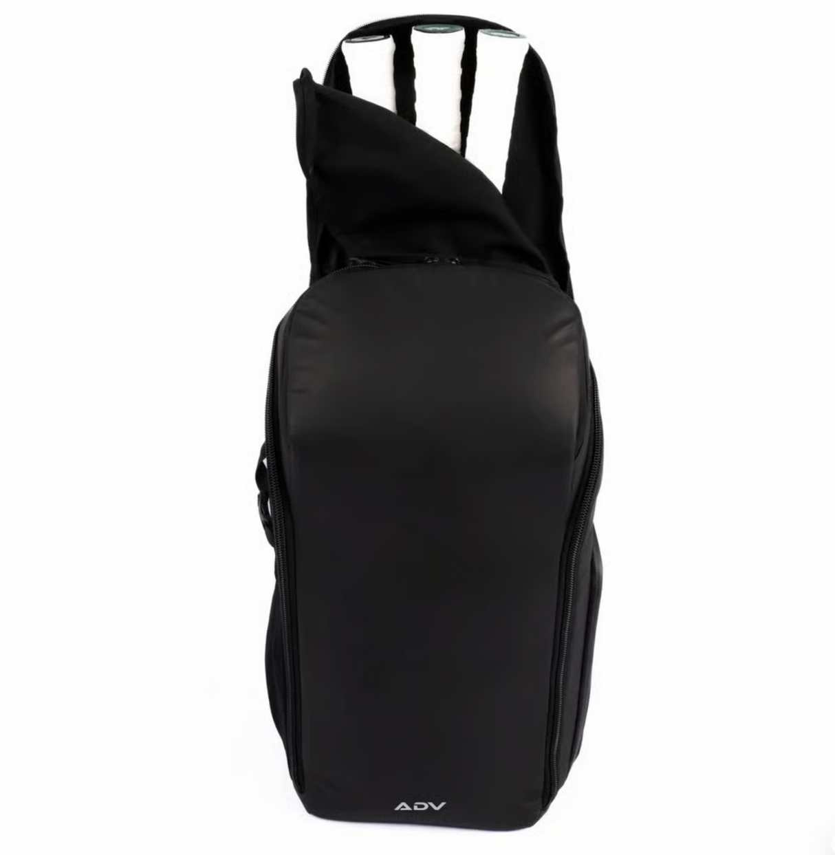 ADV Tennis Backpack V2 Bag (3 Racquet Capacity) w/ 16" Laptop Sleeve + Cooler in Midnight Black/Charcoal