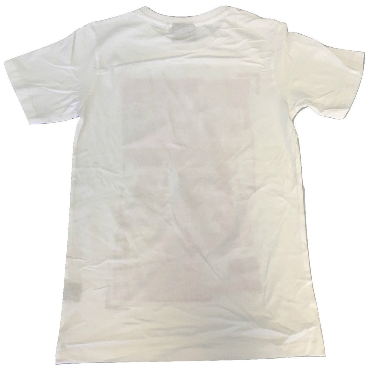 10x 100% Cotton T-Shirt with Print Design Slim Fit Basic Tee Top XS-XXL BULK - White