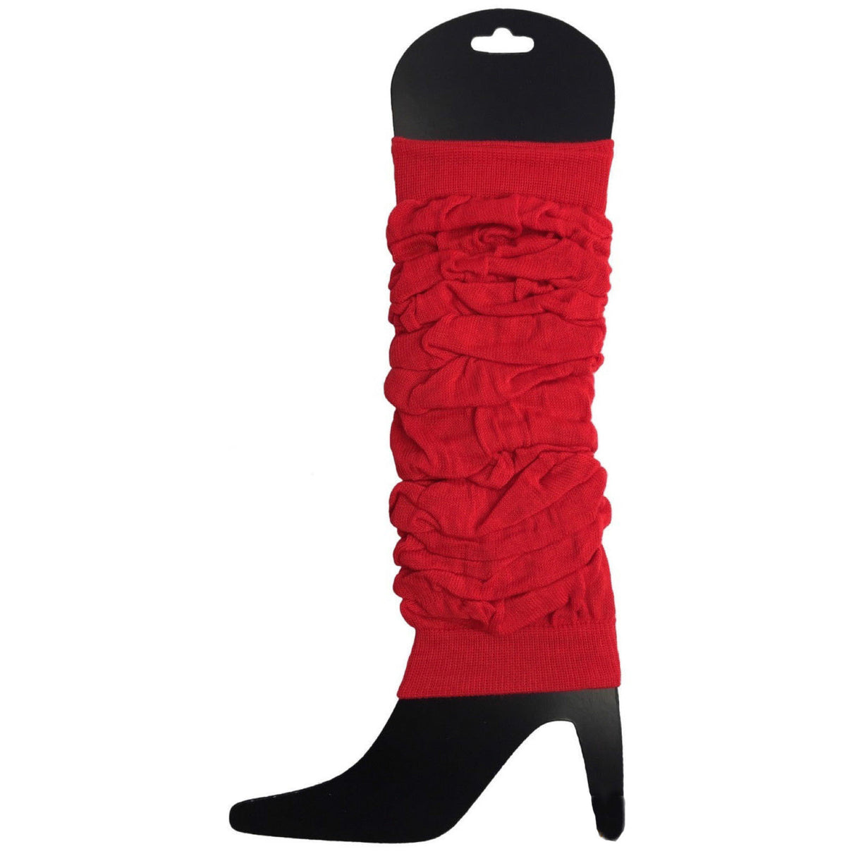 12x Red Leg Warmers Bulk Pack - Womens Dance Costume/80s Party