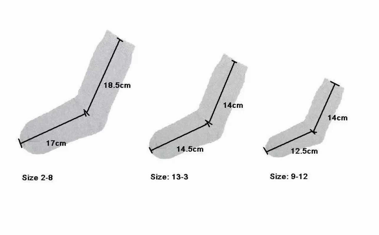 12x Pairs WHITE SCHOOL SOCKS Cotton Rich Girls Boys No Seam School Uniform BULK