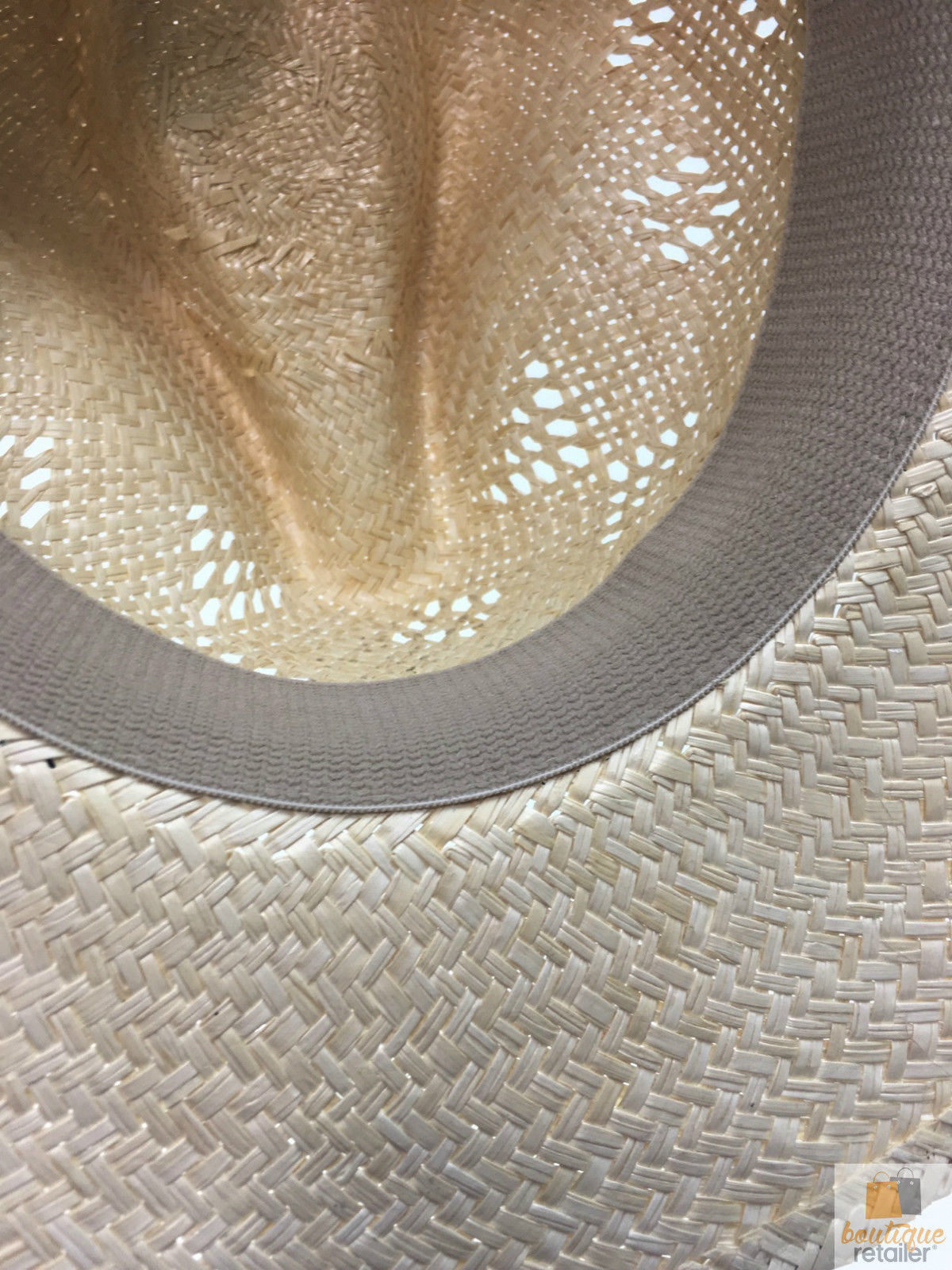 Natural VENTED PALM STRAW PANAMA HAT FEDORA Summer Trilby Sun Summer Cap 2848