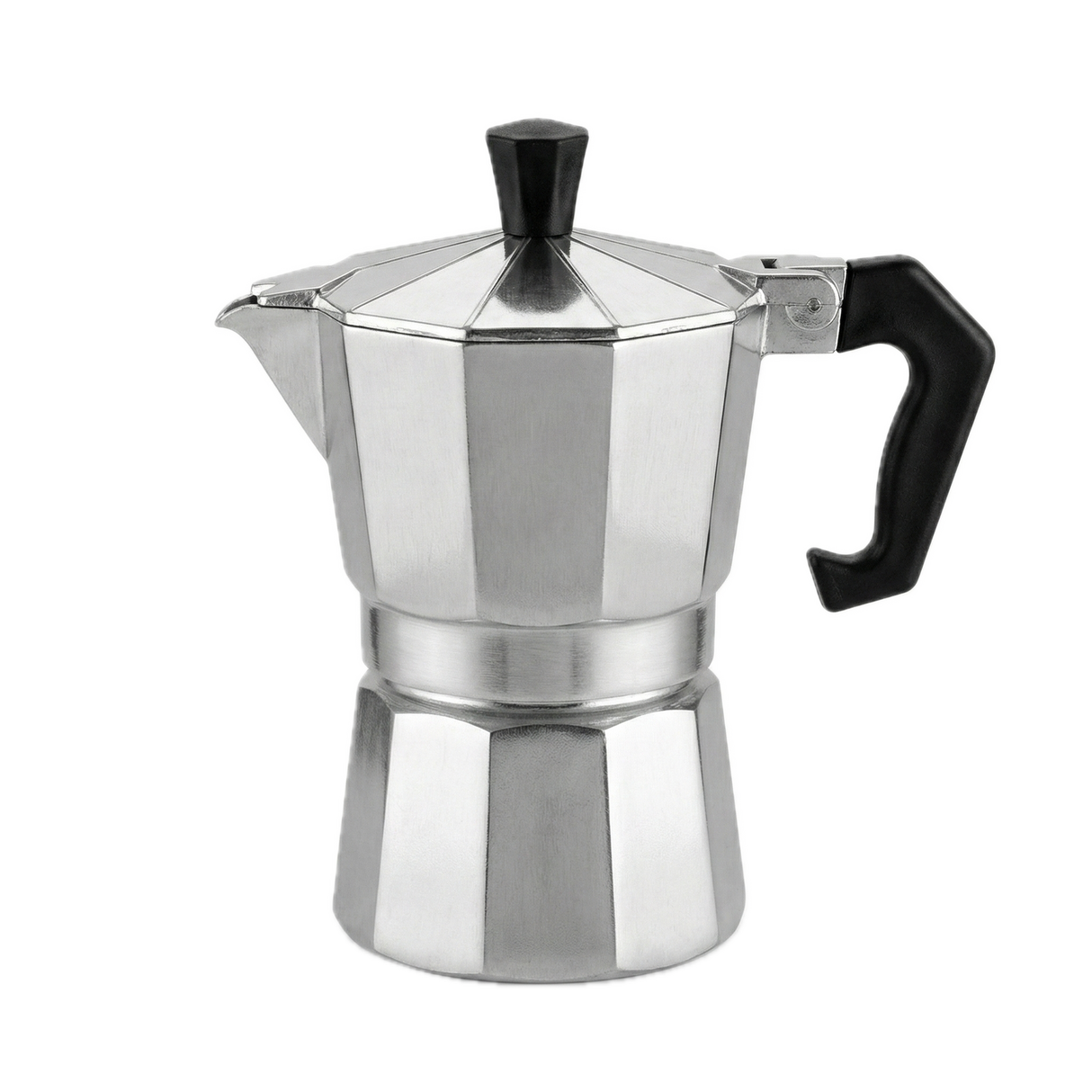 2 Cup Aluminium Moka Coffee Percolator - Stovetop Espresso Maker
