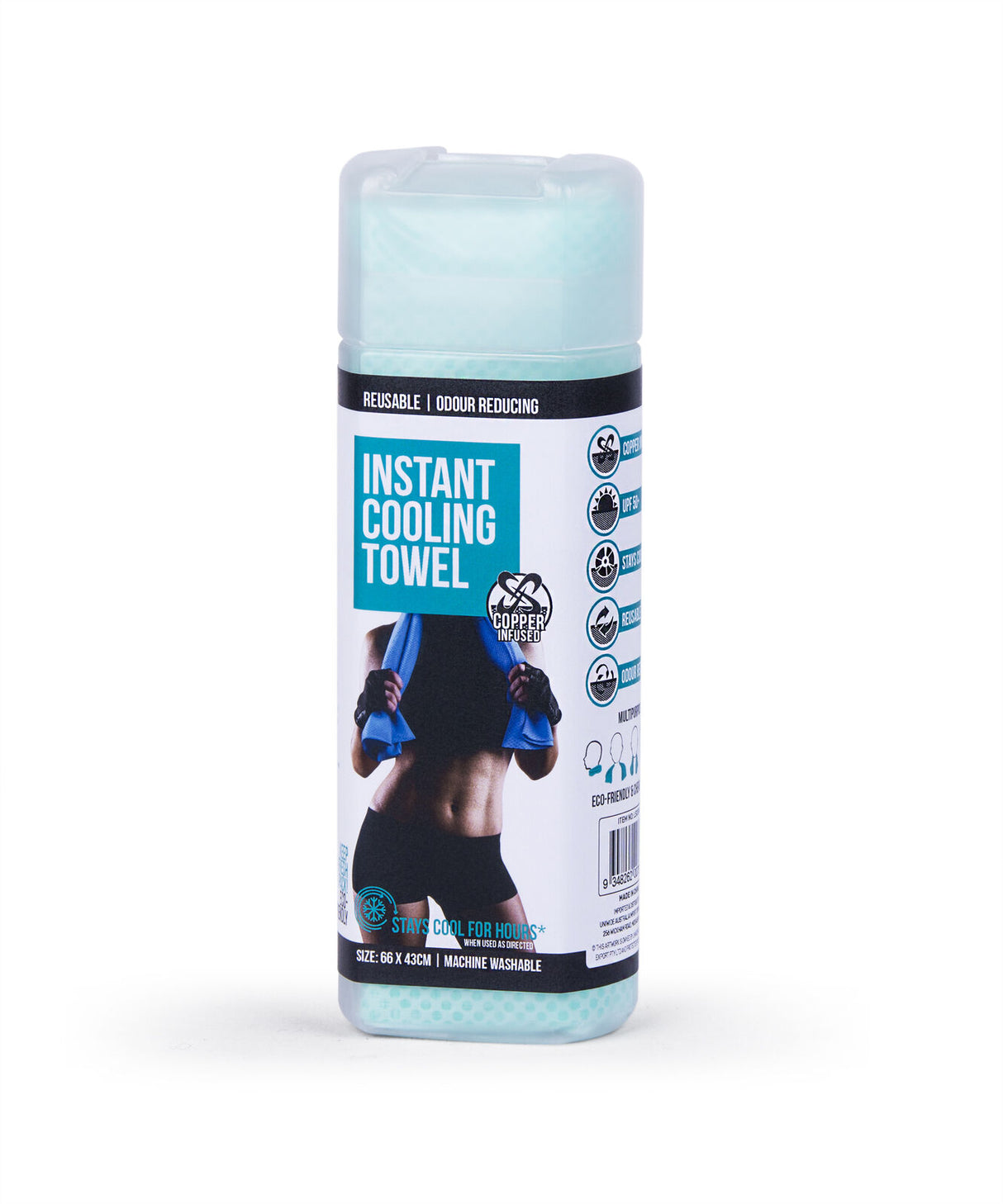 3x Instant Cooling Towel Bulk - UPF 50+ Ice Cold Sports Absorbing Sweat Towel (Chemical Free)