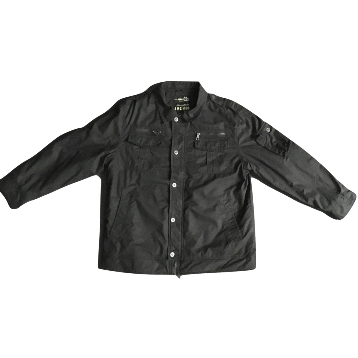 MENS PLUS SIZE JACKET King Extra Big & Tall Winter Coat 100% COTTON A797BT-160 - Black