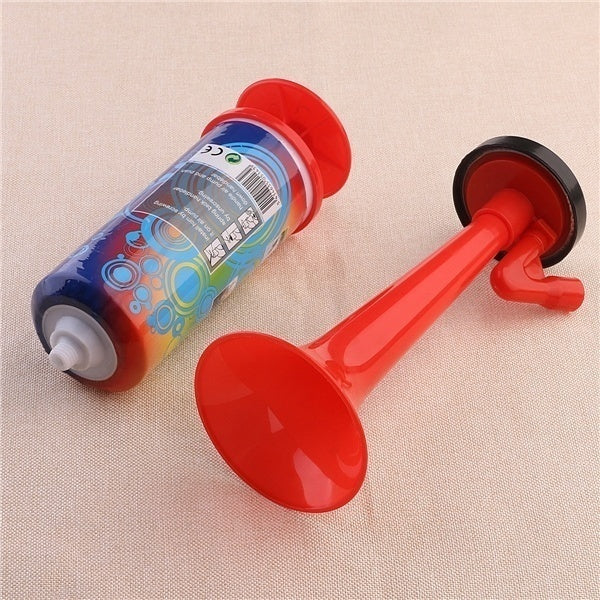 Air Horn - Loud Pump Action Reusable Plastic Klaxon (Party Prop/Sports Event)