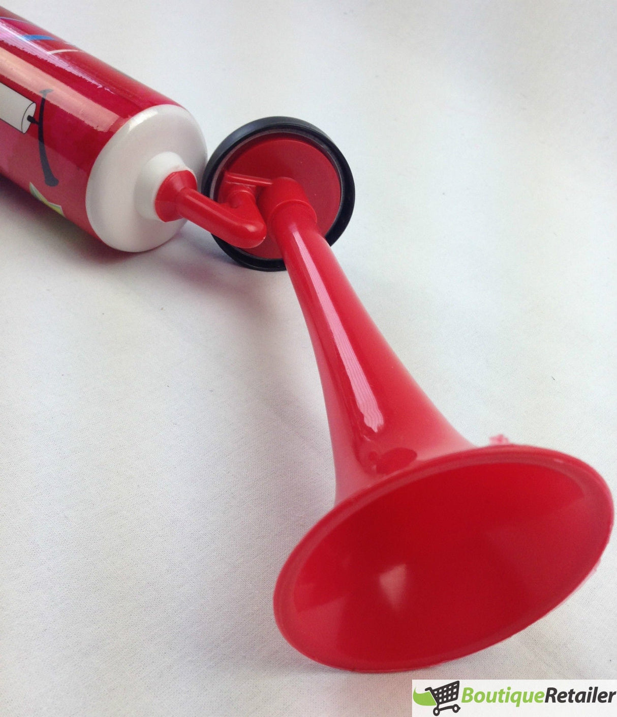Air Horn - Loud Pump Action Reusable Plastic Klaxon (Party Prop/Sports Event)