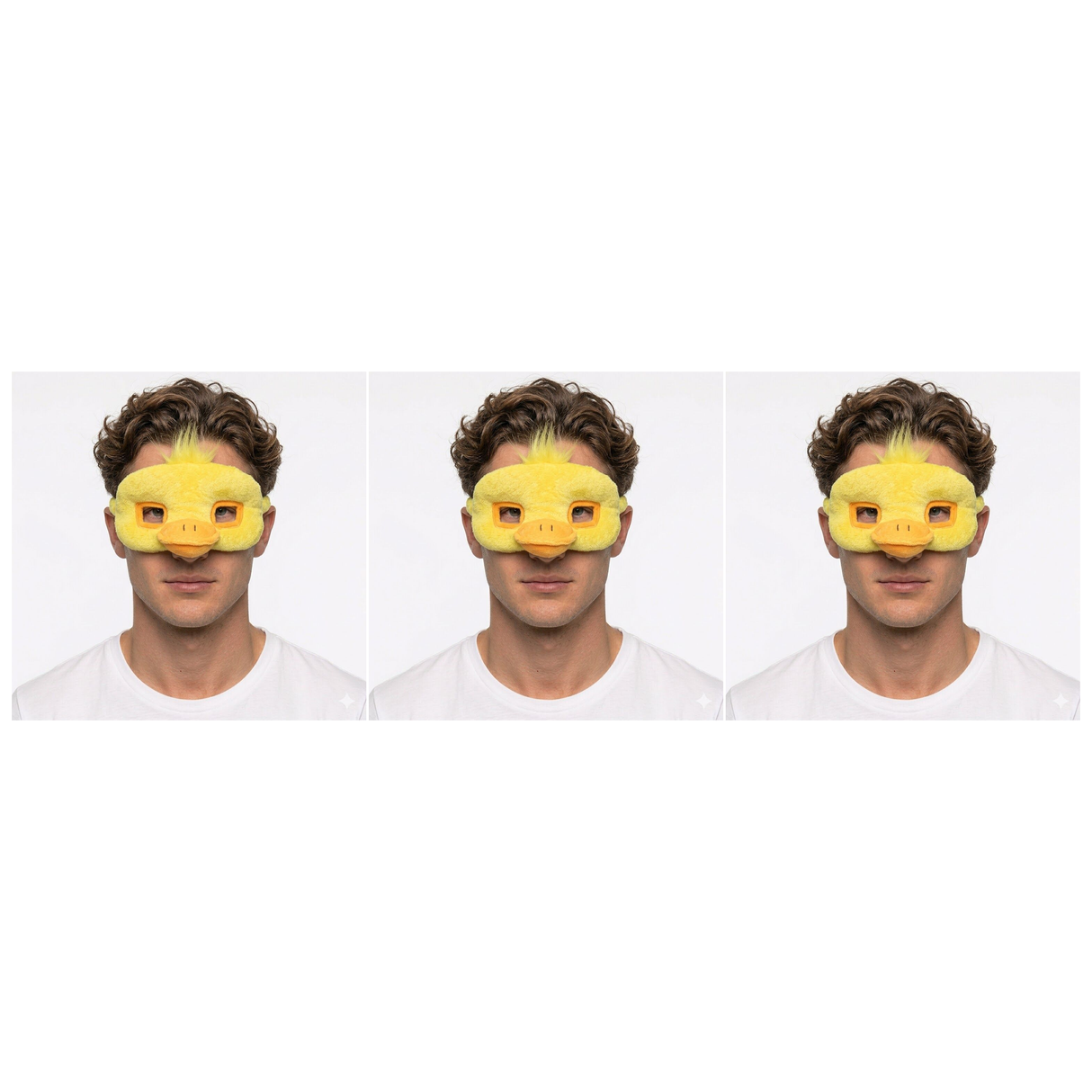 3x Duck Eye Mask – Animal Costume Accessory for Halloween & Party (Pack)