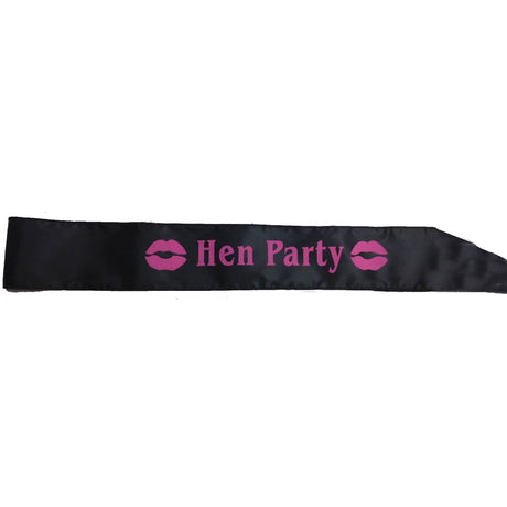 HEN'S NIGHT SASH Party Girls Wedding Bridesmaid Bridal Bride To Be Satin Sashes
