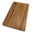 Large Natural Hard Wood Acacia Chopping Board - 44.5x30x2cm