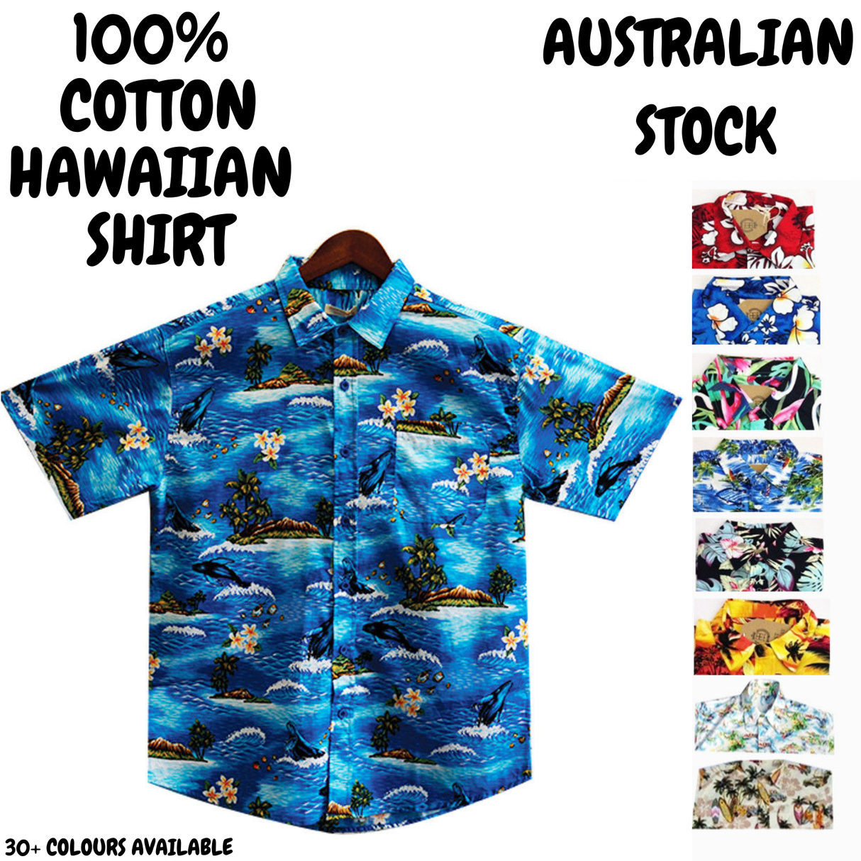 Mens Oahu Hawaiian Party Shirt Button Hippie Tops Short Sleeve Beach Holiday - Beer Bottles (1425)