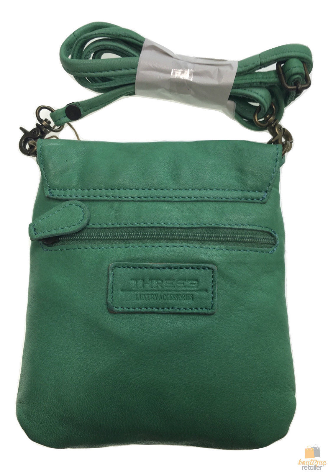 Womens Leather Sling Cross Body Bag Tote Messenger Satchel Shoulder ITS06 - Pink