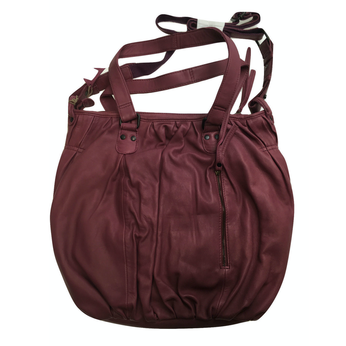 Premium Womens Leather Shoulder Bag Messenger Satchel Handbag Purse ITWB02 - Pink