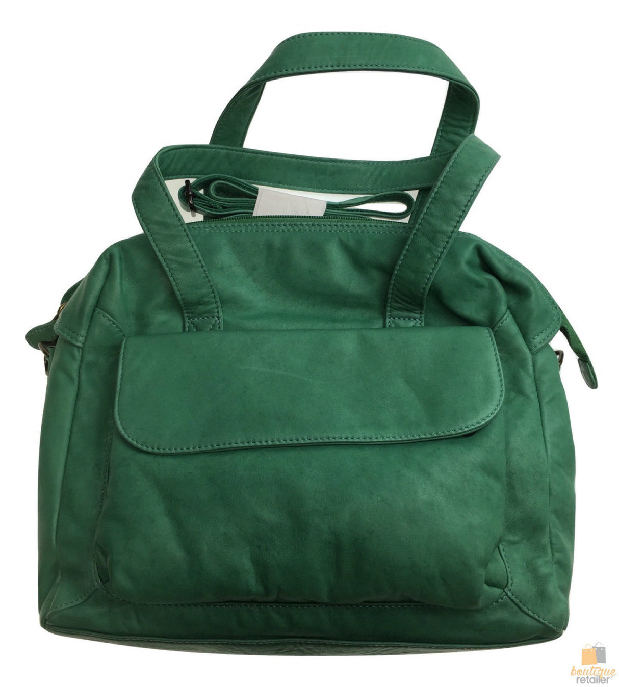 Premium Womens Leather Shoulder Bag Messenger Satchel Handbag Purse ITWB03 - Tan