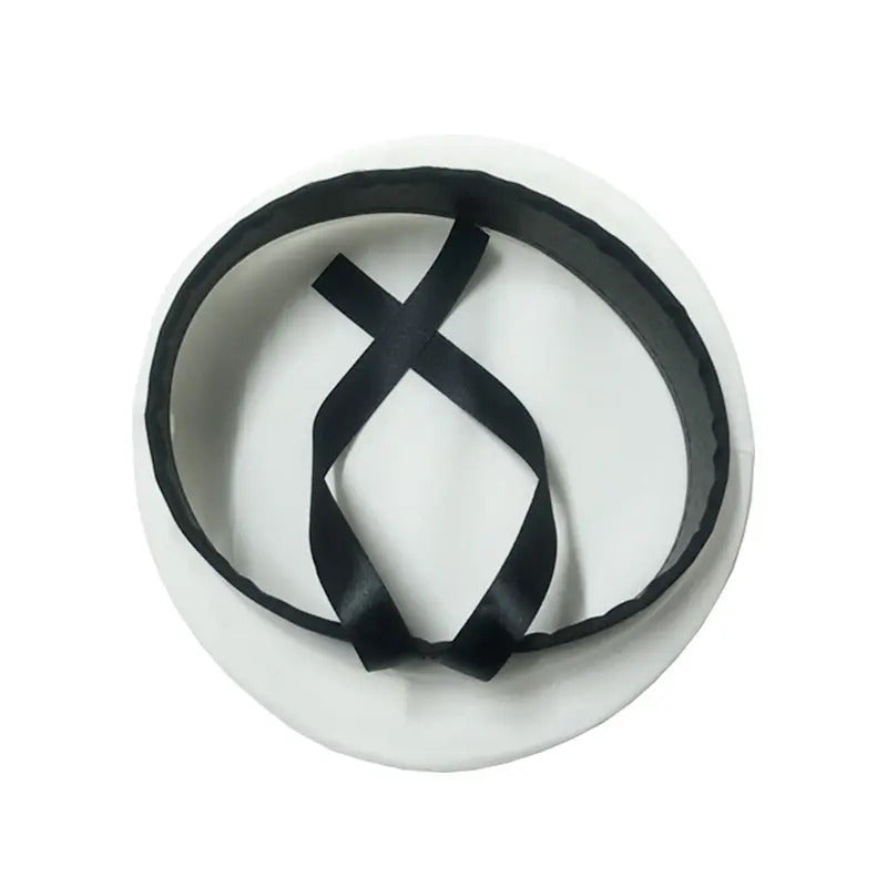 Mini White/Black Sailor Cap - Party Costume Accessory