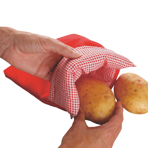 PERFECT POTATO Microwave Baked Cooking Bag Reusable Washable Corn Cooker 4 min