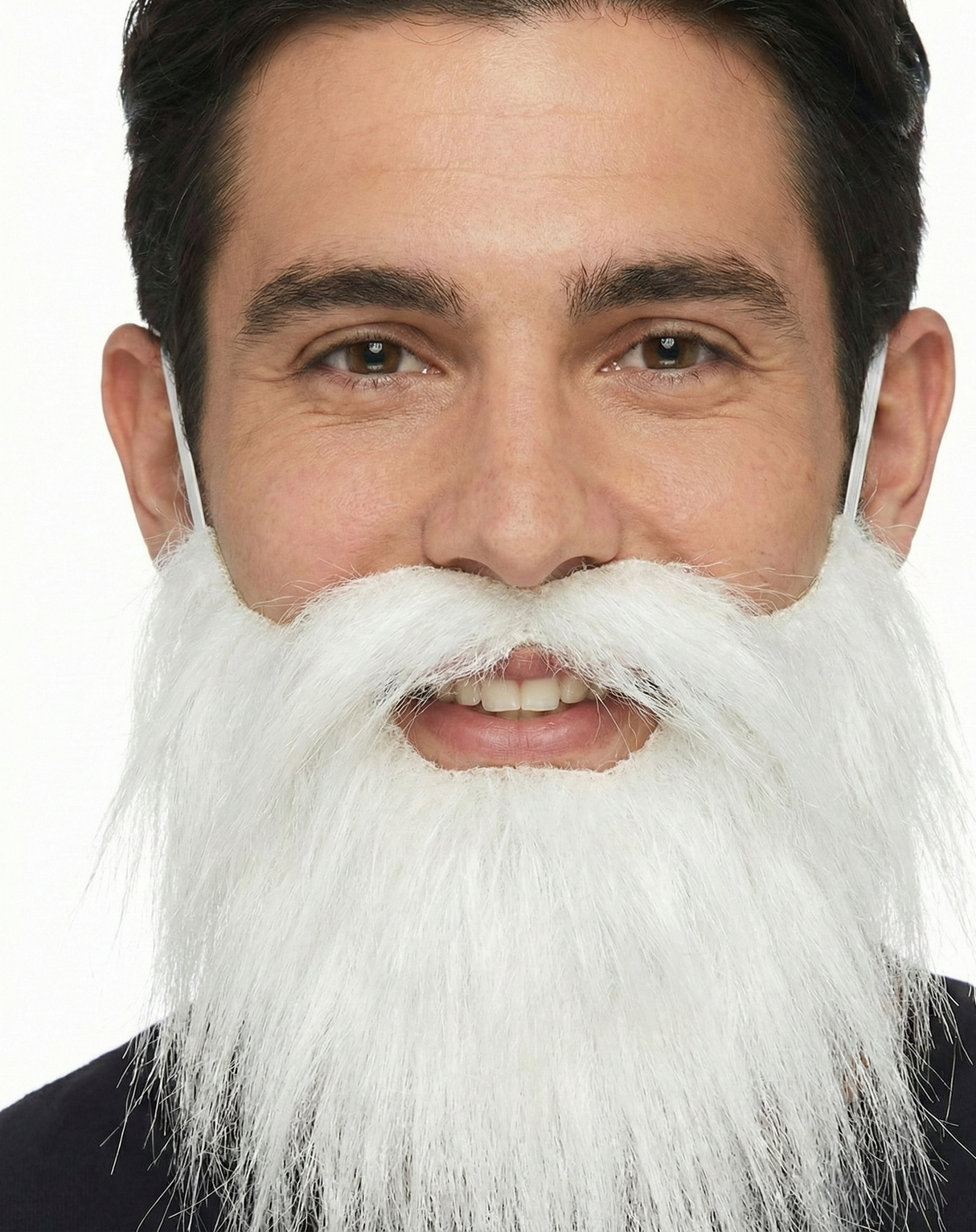 SANTA CLAUS BEARD Christmas Costume Fancy Dress Xmas Holiday One Size