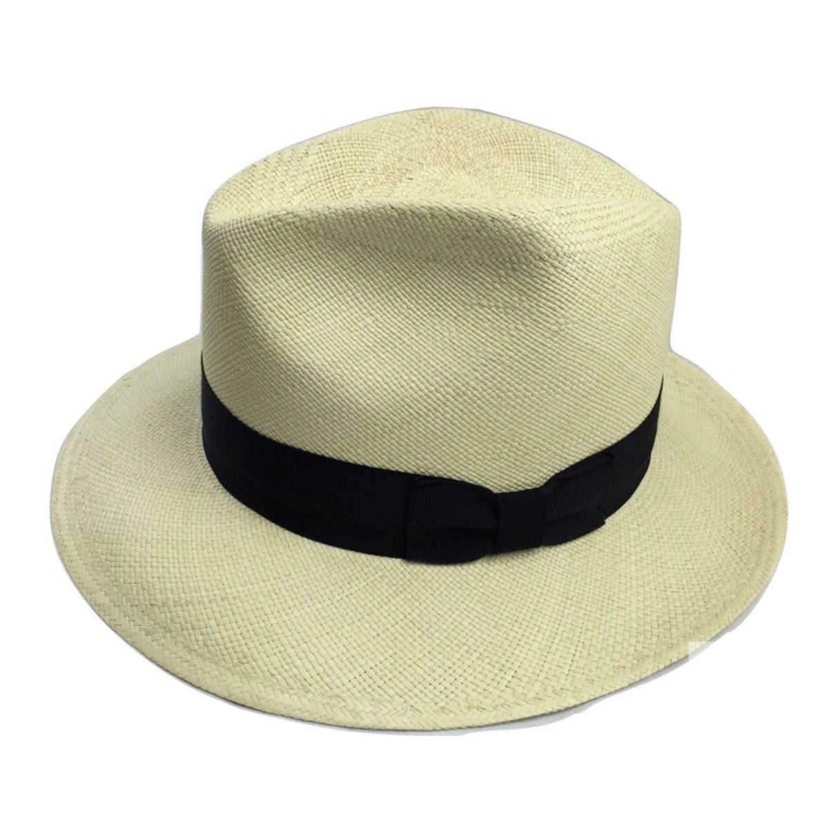 Ecuadorian Brisa Grade 8 Panama Straw Hat - Natural (Fedora Trilby Made in USA)