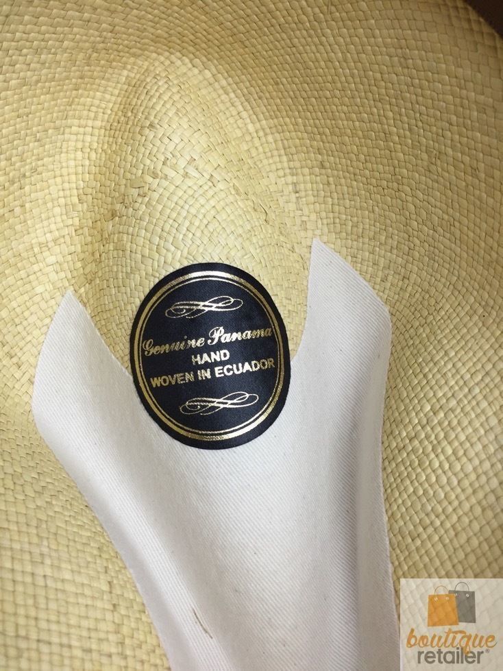 Ecuadorian Brisa Grade 8 Panama Straw Hat - Natural (Fedora Trilby Made in USA)
