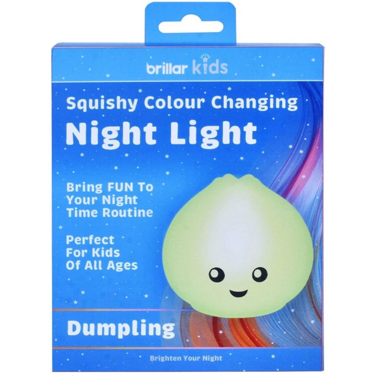 Cute Squishy Colour Changing Night Light for Kids - Dumpling