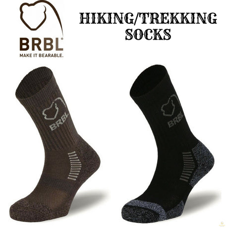 BRBL Bjorn Socks Cotton Blend Outdoor Hiking Trekking Adventure Mountain Comfort - Sage