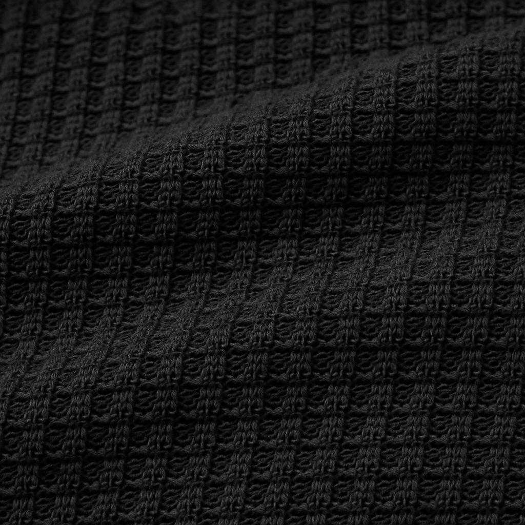 Mens Thermal Short Sleeve Top T Shirt Baselayer Cotton Blend Winter - Black