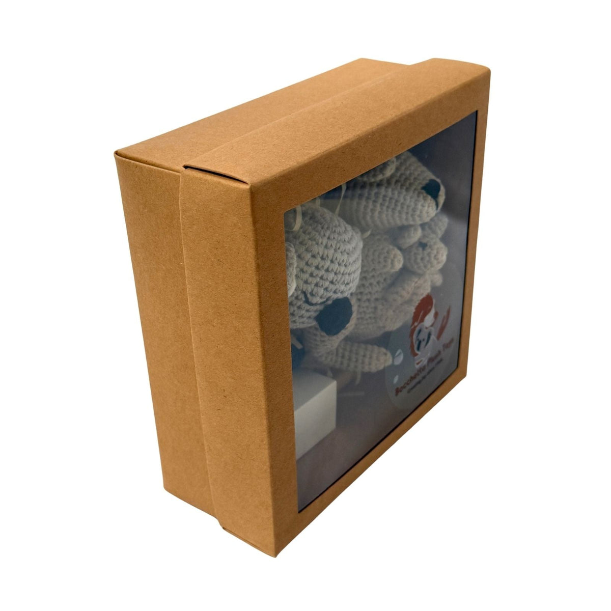 Bocchetta Aussie Baby Shower Gift Box (Koala Teether, Knitted Kangaroo, Brush & Dummy Strap)
