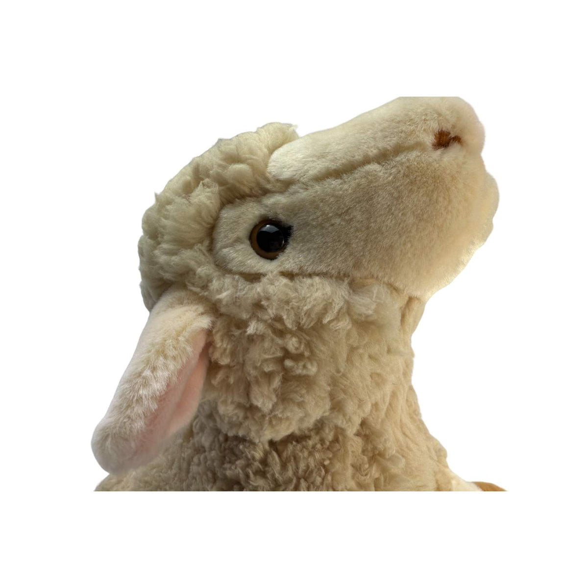 Bocchetta Barbarella 22cm Standing Sheep Plush Toy (Realistic Stuffed Animal Farm Gift)