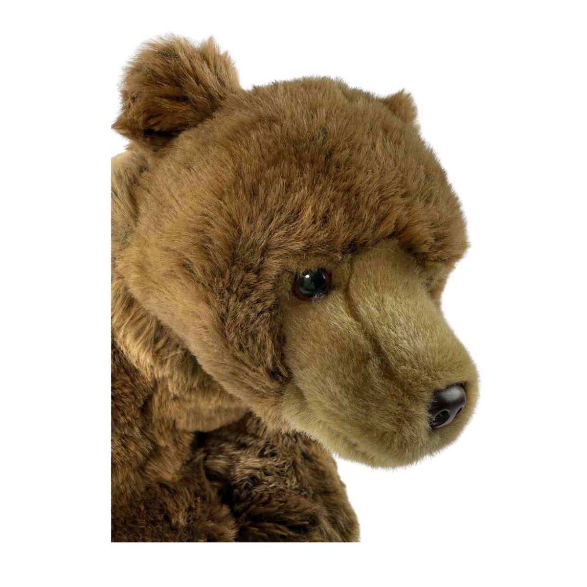 Bocchetta Barney 40cm Brown Bear Plush Toy (Realistic Stuffed Animal Wildlife Gift)