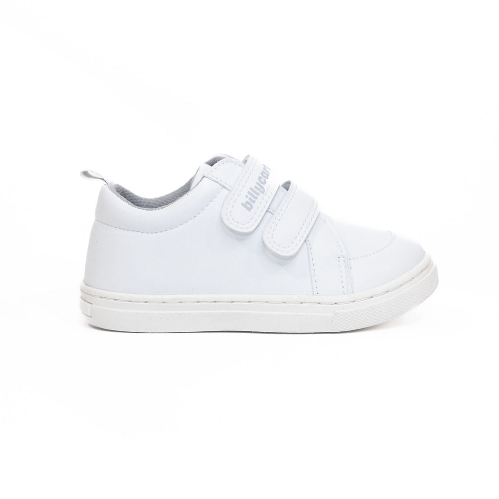 Billycart Casper Kids Wide-Fit Sneakers - White (Toddler Shoes)
