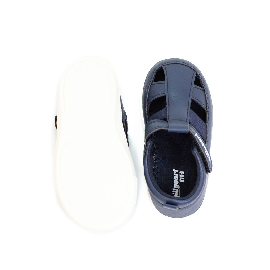 Billycart Taryn Kids Wide-Fit Sandals - Navy Blue (Toddler Shoes)