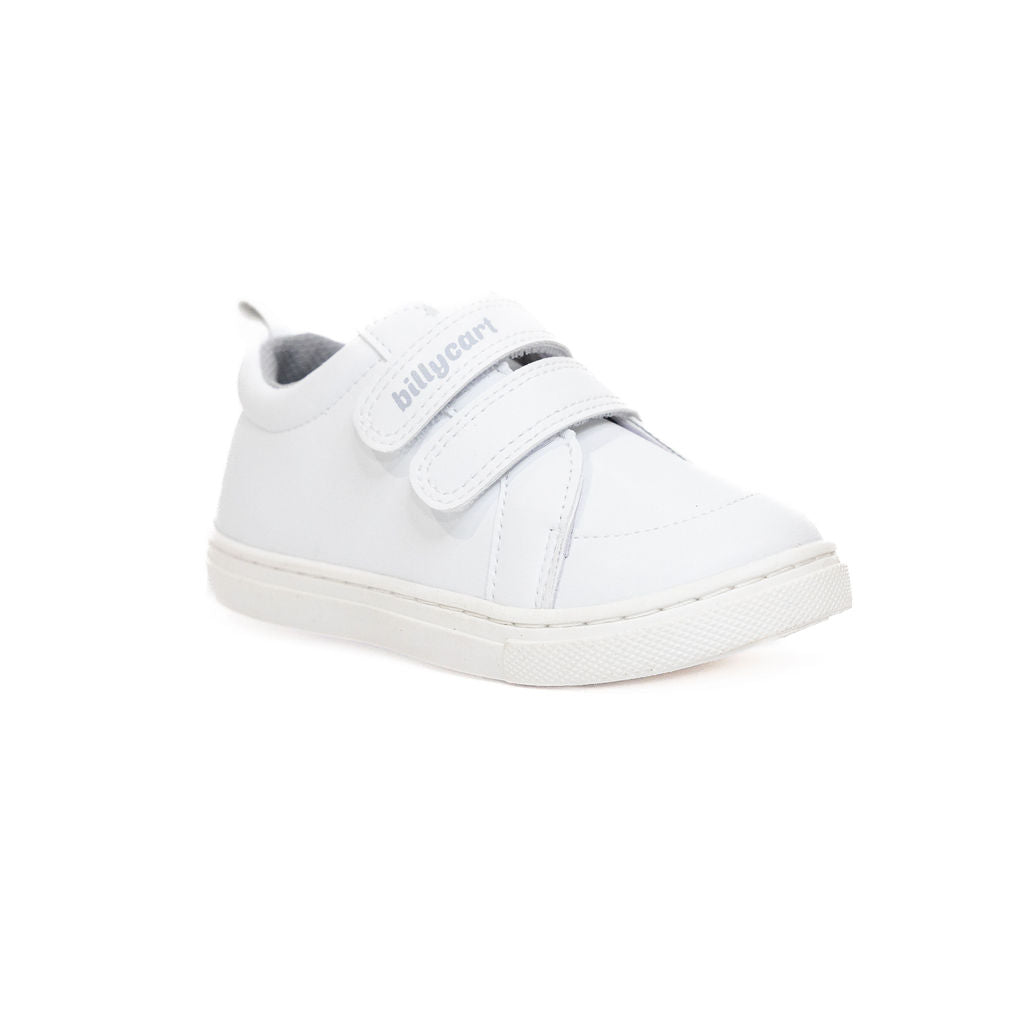 Billycart Casper Kids Wide-Fit Sneakers - White (Toddler Shoes)