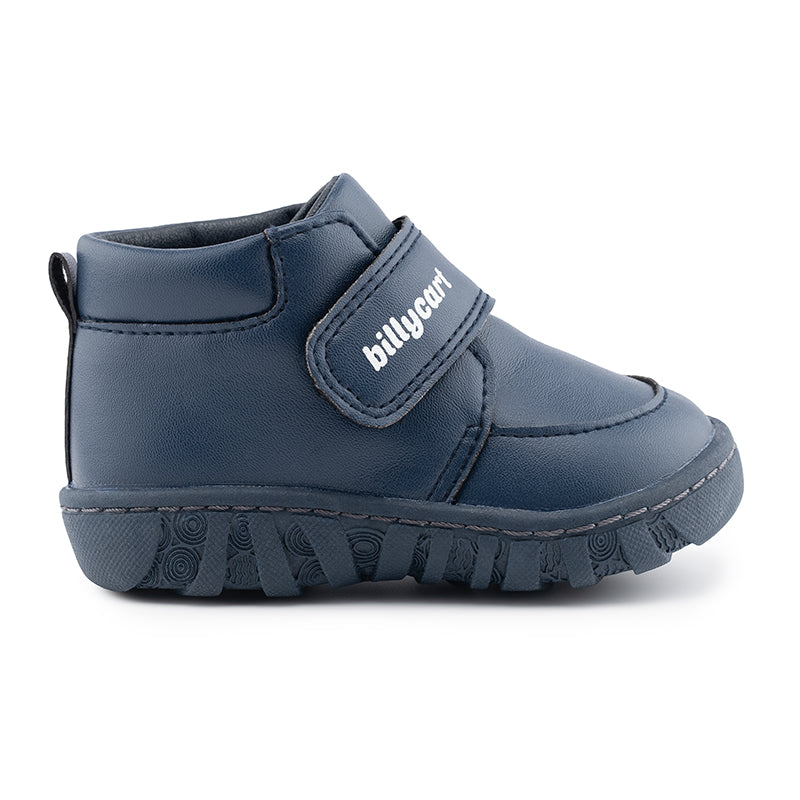 Billycart River Kids Wide-Fit First Walker Boots - Navy Blue (Baby & Toddler Shoes)