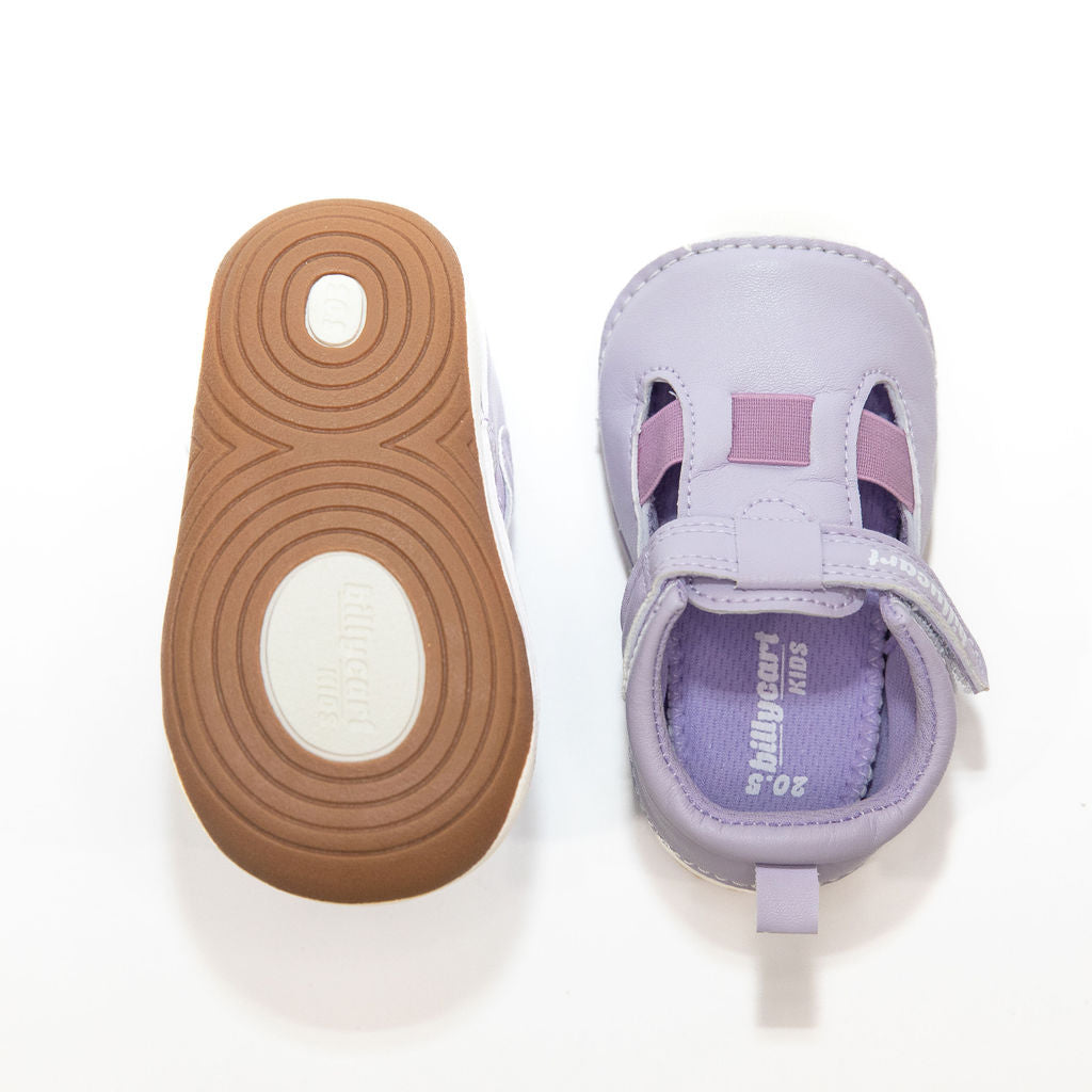 Billycart Indi Kids Wide-Fit First Walker Sandals - Purple (Baby & Toddler Shoes)