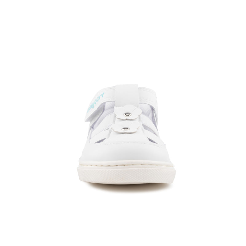 Billycart Layla Girls Wide-Fit Sandals - White (Toddler Shoes)