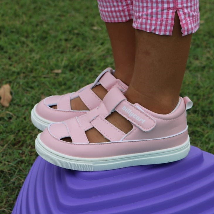 Billycart Piper Girls Barefoot Sandals - Light Pink (Toddler Shoes)
