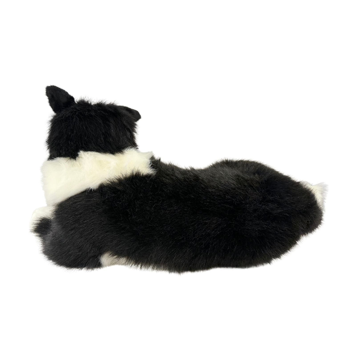 Bocchetta Blitz 62cm Lying Border Collie with Satin Pocket Plush Toy (Realistic Stuffed Animal Dog Gift)