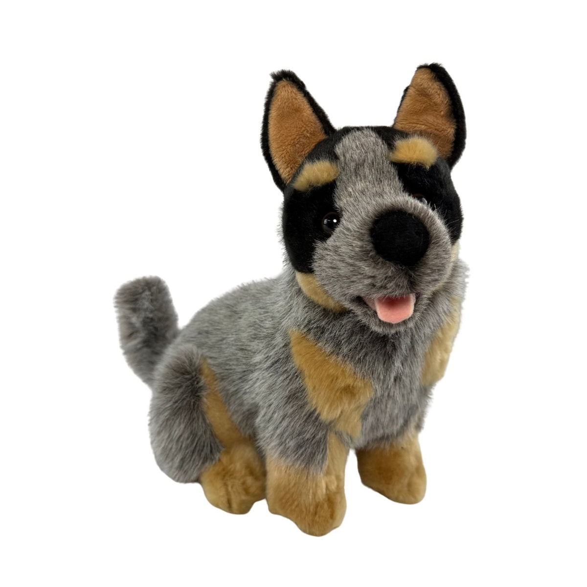 Bocchetta Bluey 22cm Sitting Blue Heeler Cattle Dog Plush Toy (Australian Stuffed Animal Gift)