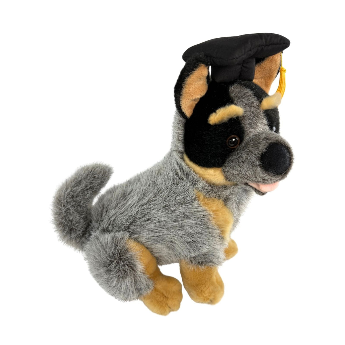 Bocchetta Bluey 22cm Graduation Blue Heeler Cattle Dog Plush Toy (Stuffed Animal Grad Gift)