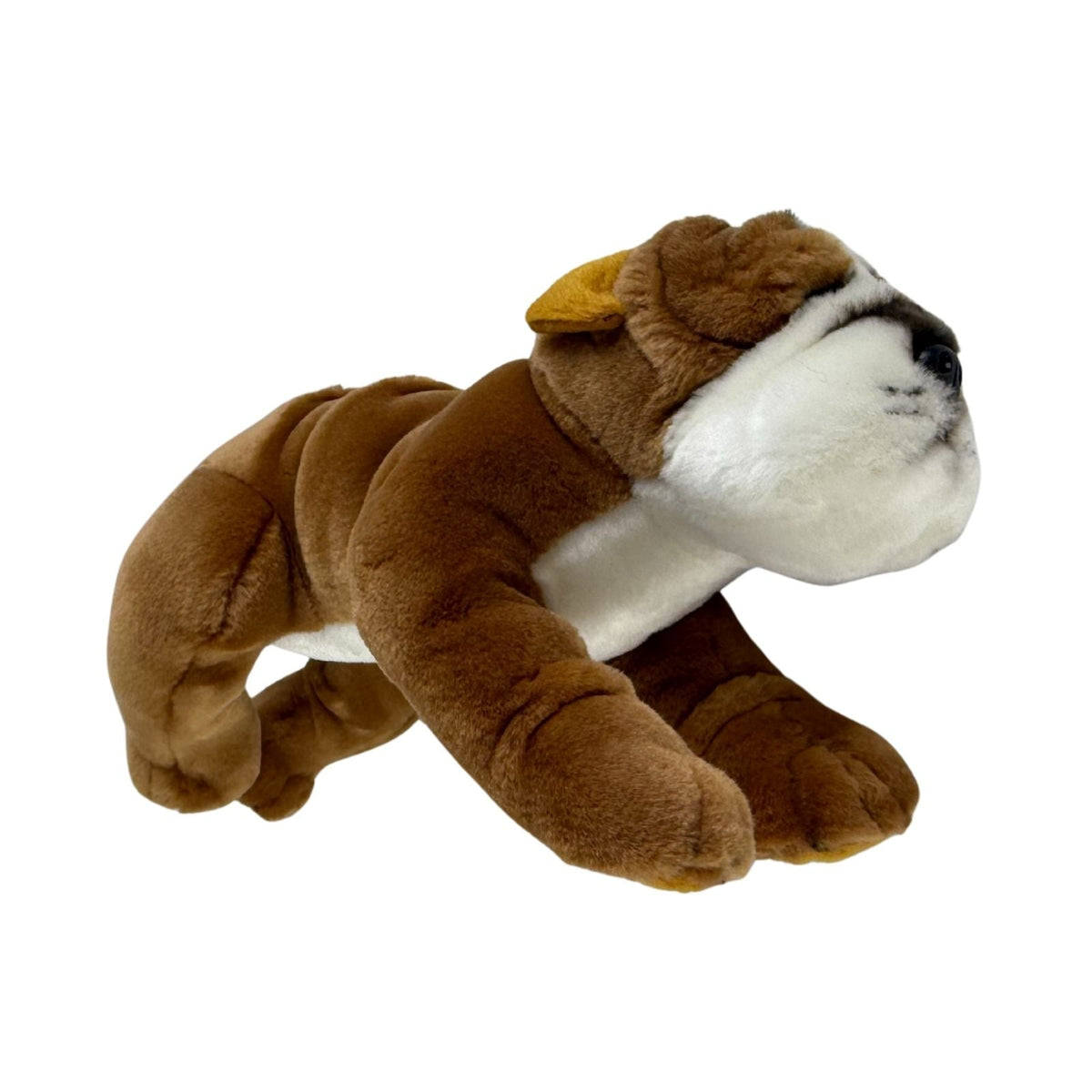 Bocchetta Brutus 30cm Floppy British Bulldog Puppy Plush Toy (Realistic Stuffed Animal Dog Gift)