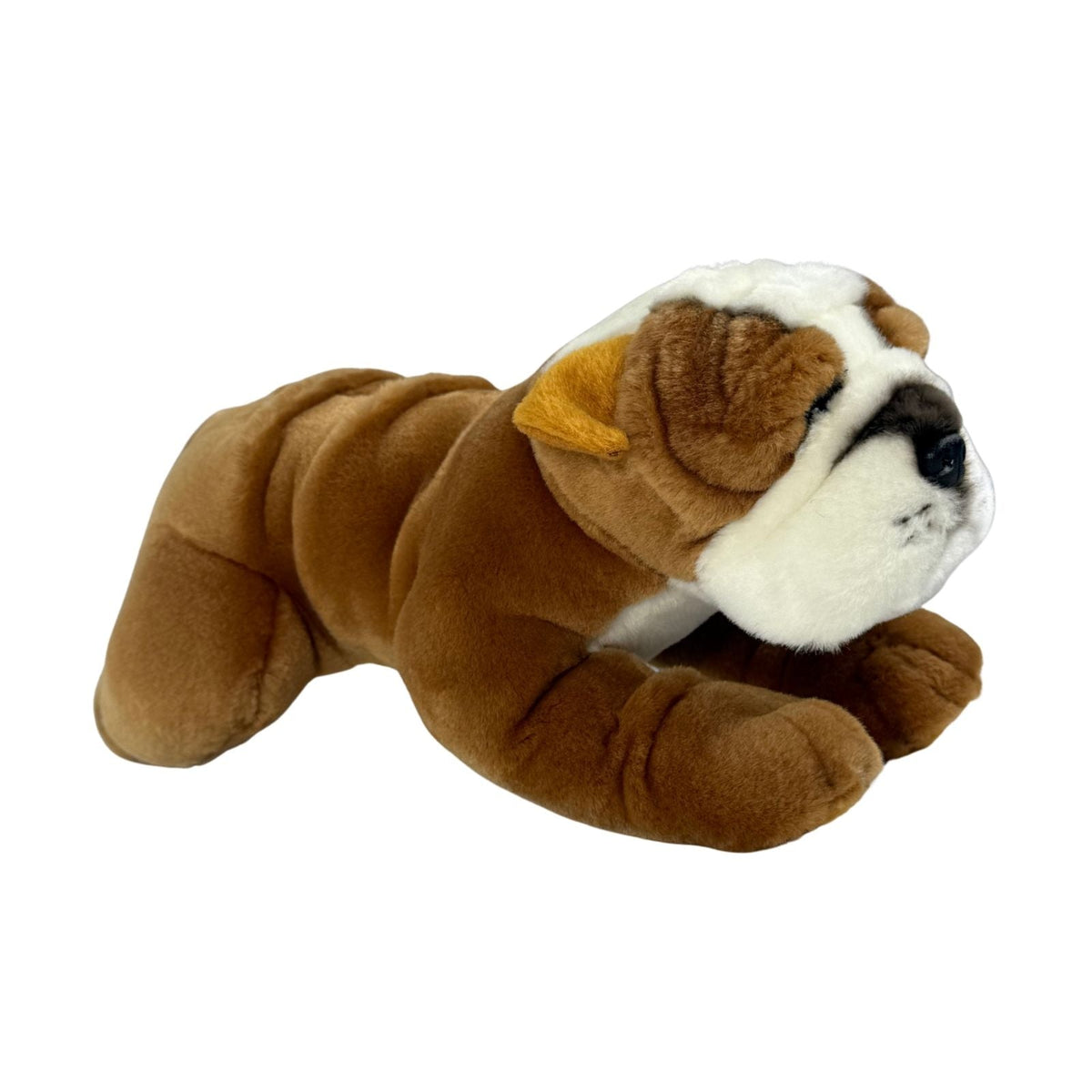 Bocchetta Brutus 30cm Floppy British Bulldog Puppy Plush Toy (Realistic Stuffed Animal Dog Gift)