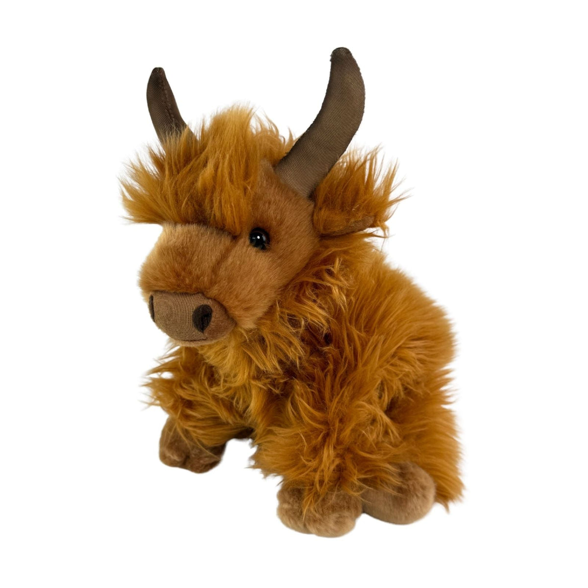 Bocchetta Buttercup 25cm Highland Cow Plush Toy (Realistic Stuffed Animal Farm Gift)