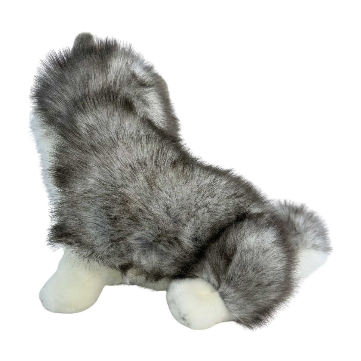 Bocchetta Button 26cm Sitting Husky Puppy Plush Toy (Realistic Stuffed Animal Dog Gift)
