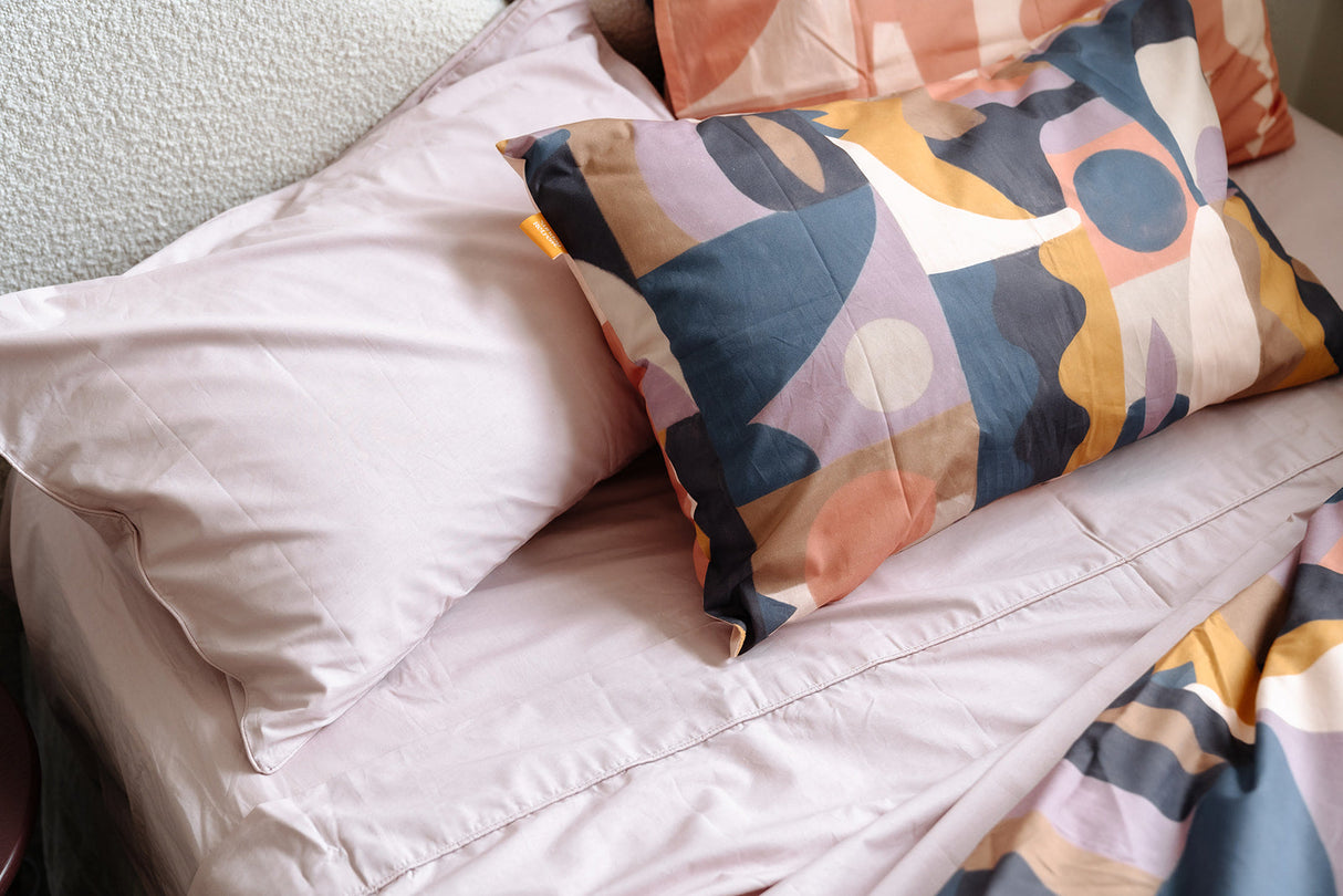 100% Cloud Cotton Duvet Quilt Cover Set w/ 2 Pillow Cases in Dream