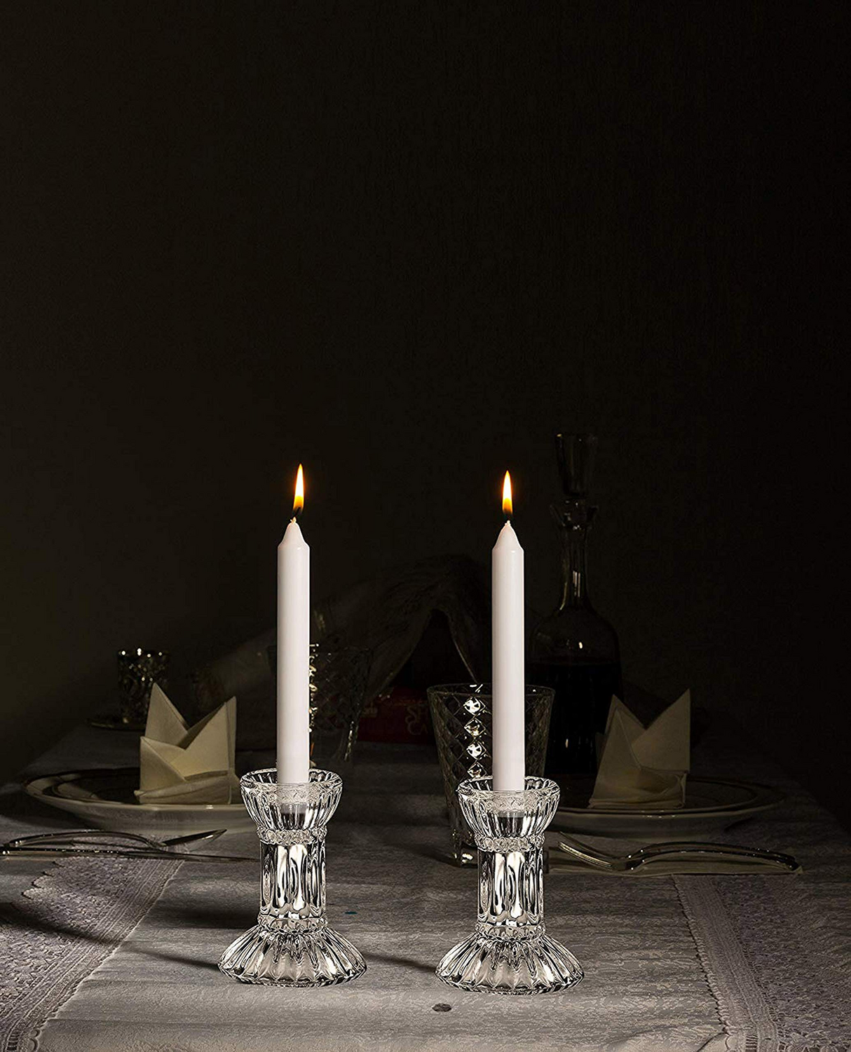 Ohr 72pcs Standard Shabbos Candles Bulk Pack - Jewish Shabbat (Burns Approx. 3 Hours)