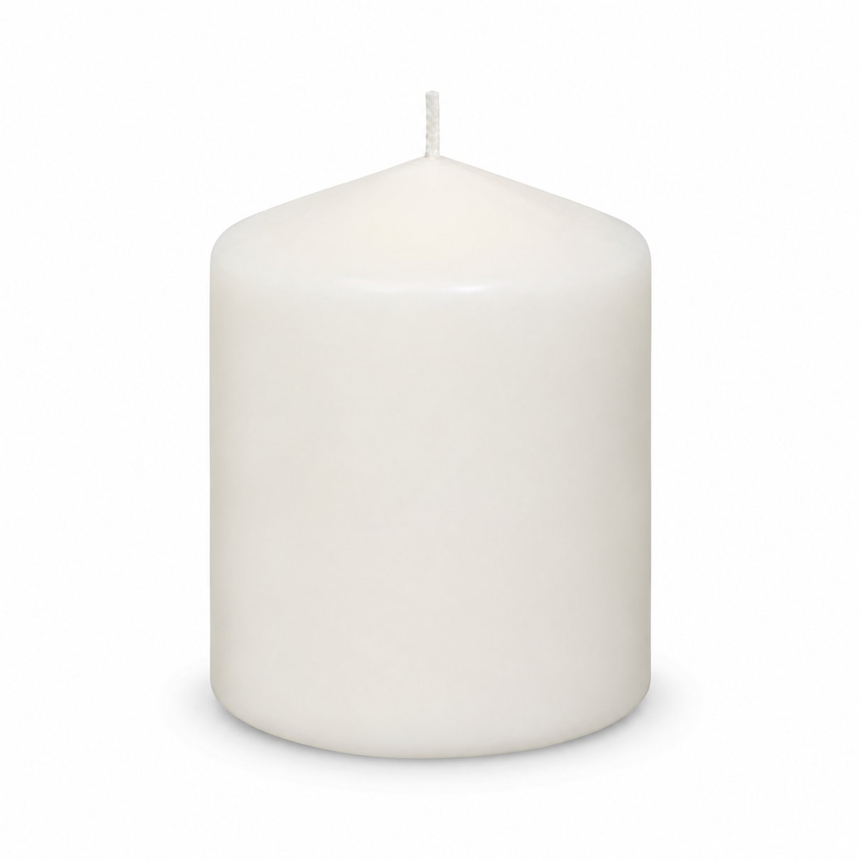 48x 36-Hour White Pillar Candles Bulk Pack - Unscented & Lead Free (7.5x7.5cm / 3x3")
