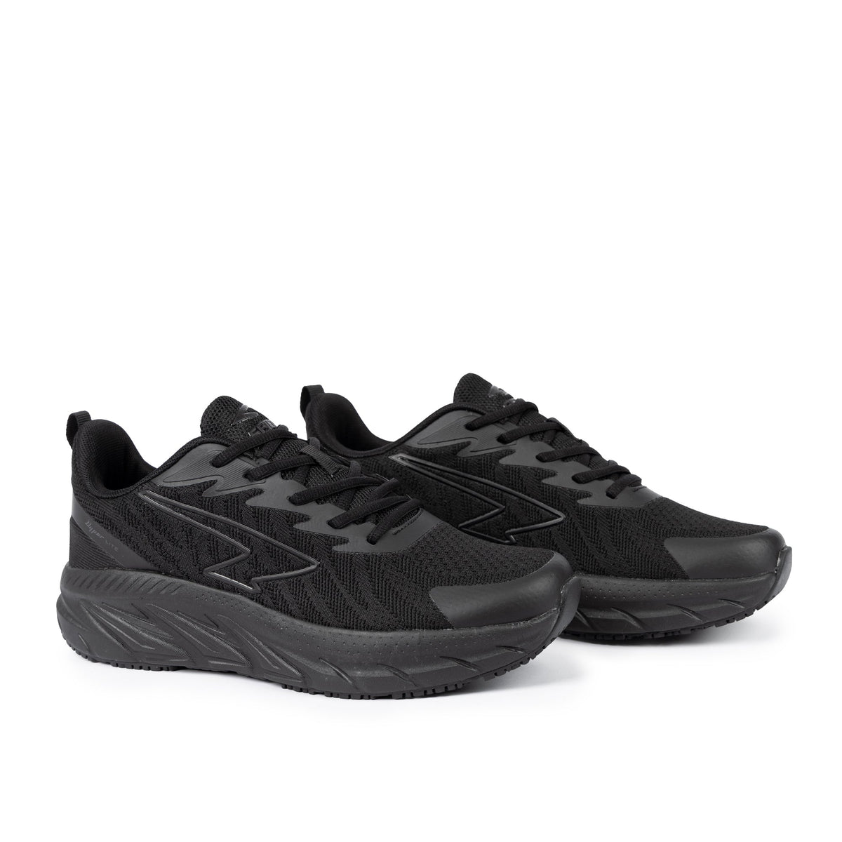 Sfida Cache Mens Knit Runners - Black/Black (Running Shoes/Sneakers)