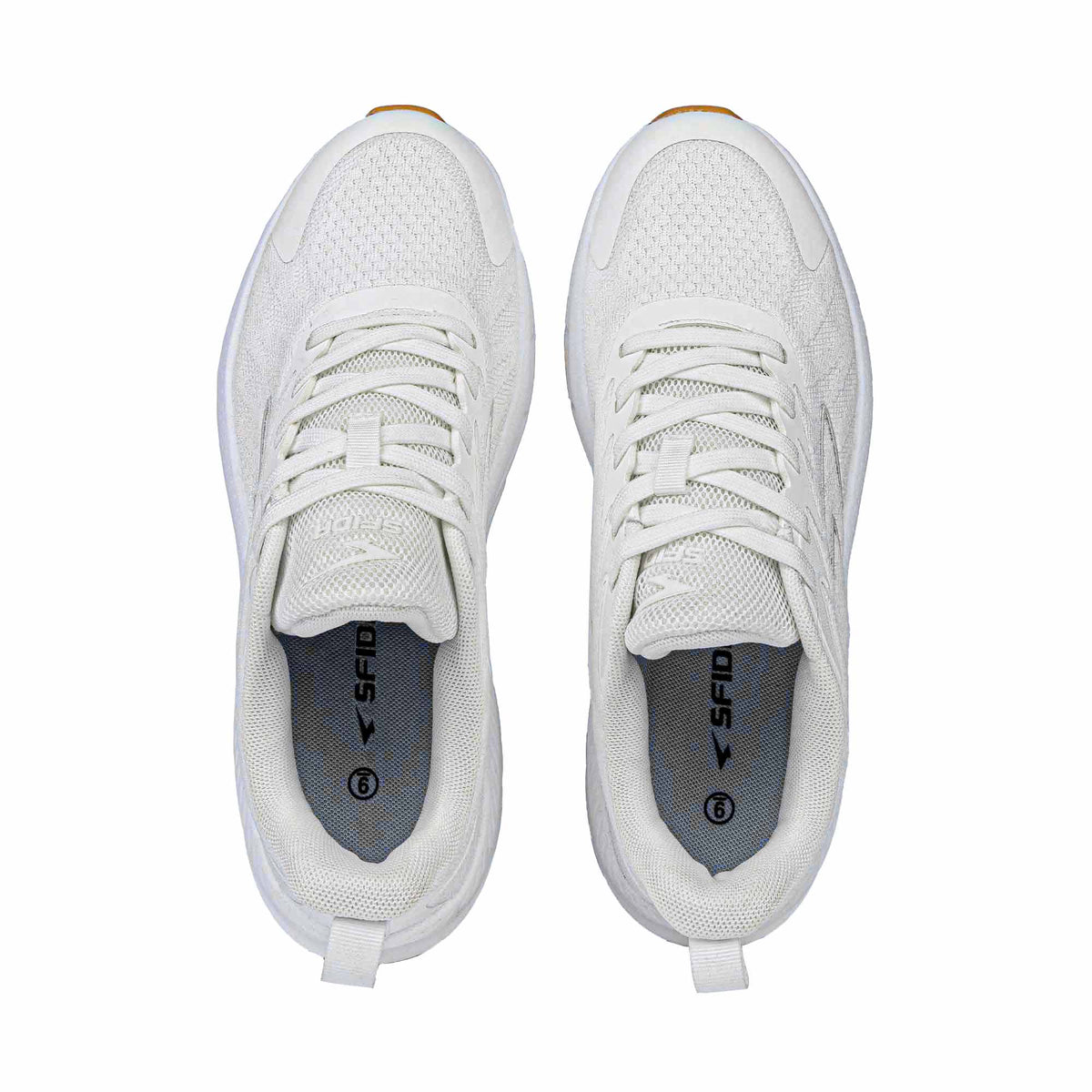 Sfida Cache Mens Knit Runners - White (Running Shoes/Sneakers)