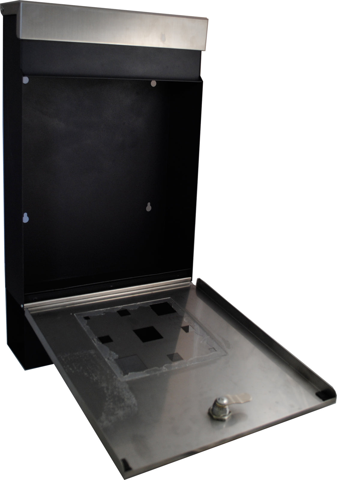 Sandleford Letter Box Caddy Stainless Steel Lockable Mailbox - Wall Mounted