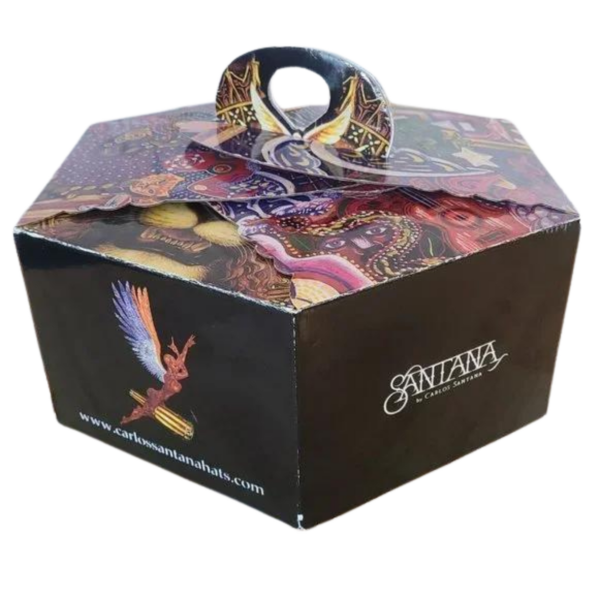 Carlos Santana Official 100% Authentic Hat Storage Box Collectors - Fits Most Trilbys