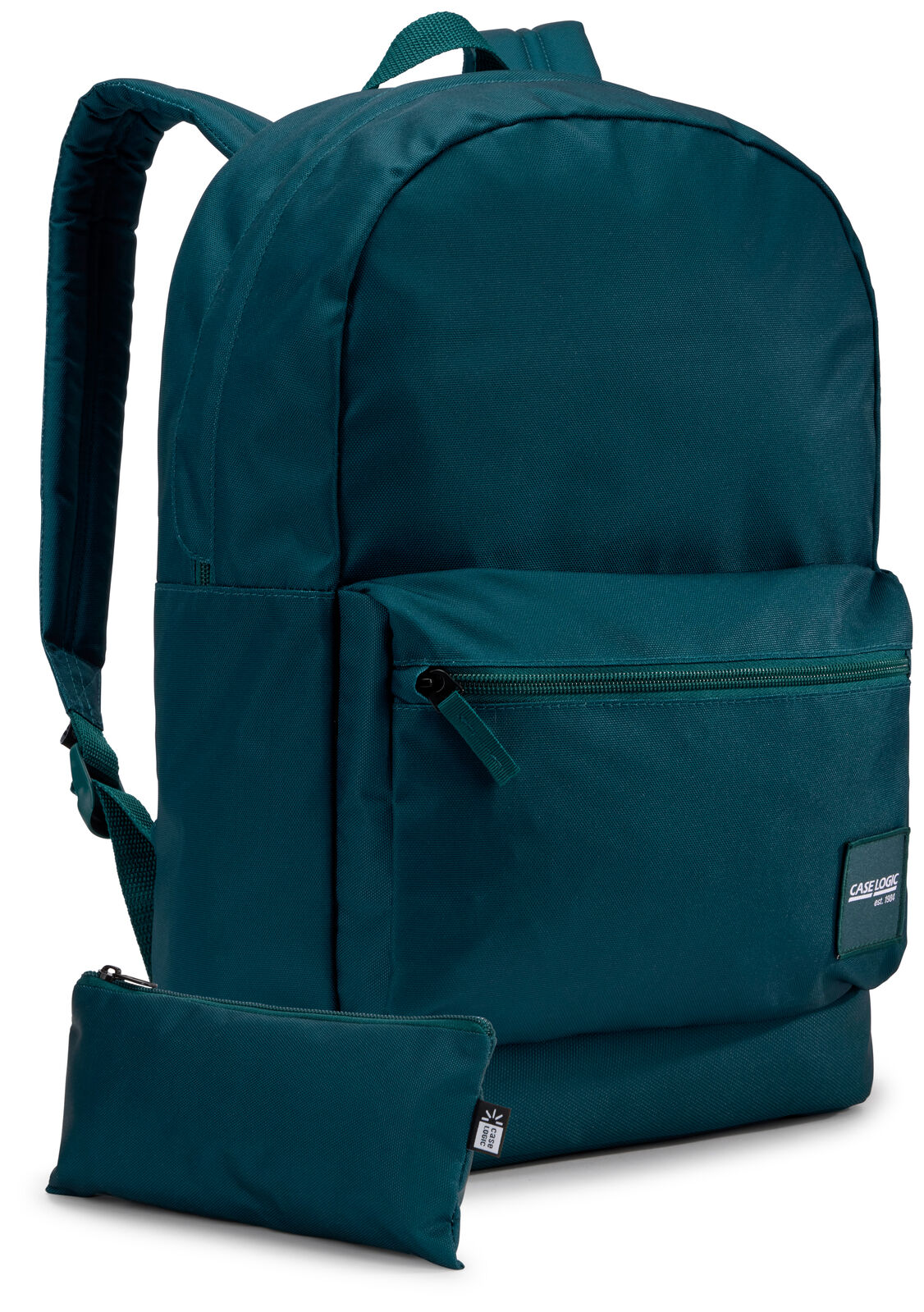 Case Logic 26L Alto Recycled Backpack Bag w/ Free Pencil Case in Teal